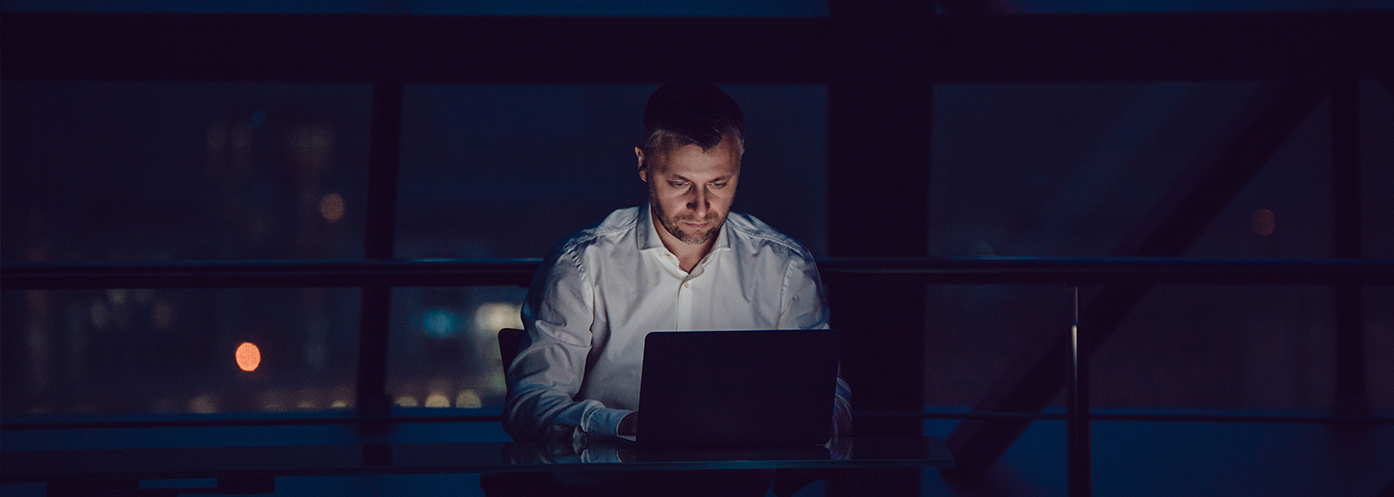 city scape with code above it